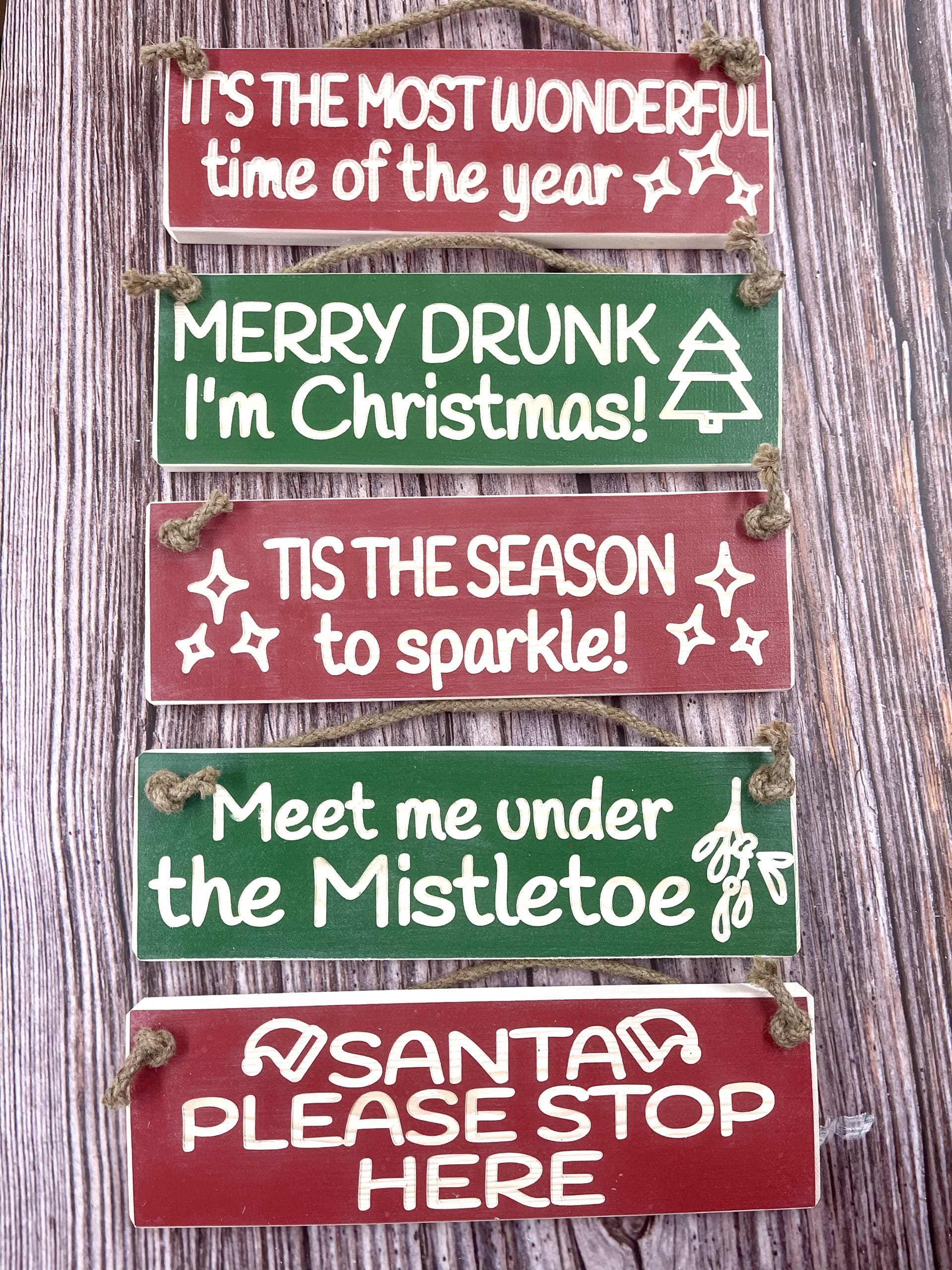 One Side Christmas Spinner Bundle 50 signs (5 per design) 10 Best Sellers