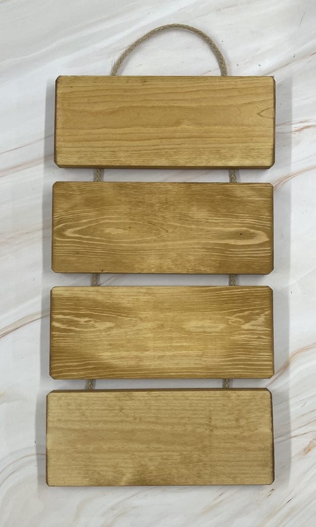 Personalise your own unique cascading sign