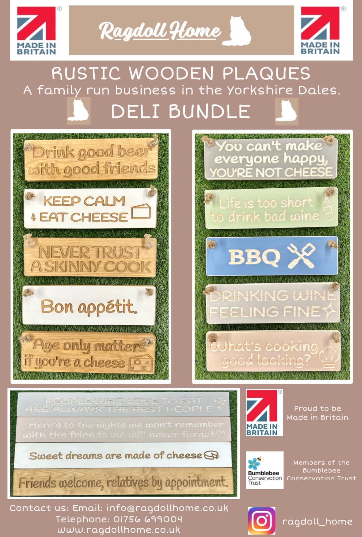 Deli Shop Bundle 50 x 30cm signs or 26 x 80cm Signs