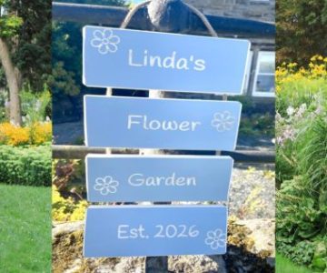 Home 23 Personalise cascading sign